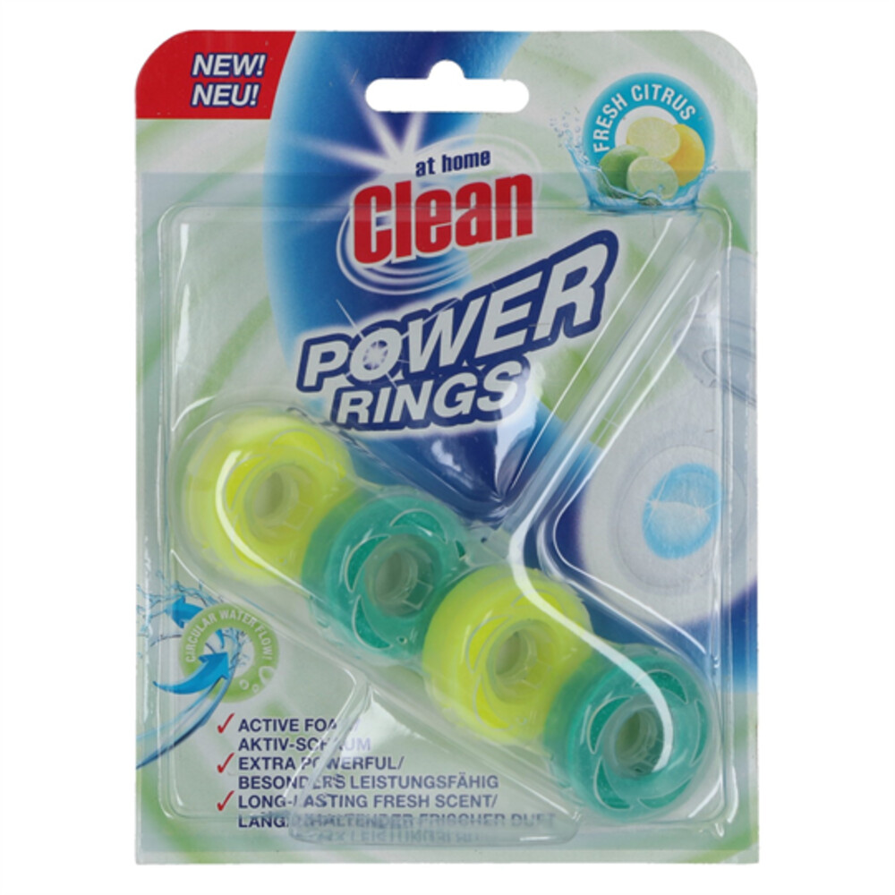 At Home Clean wc block Power Rings
